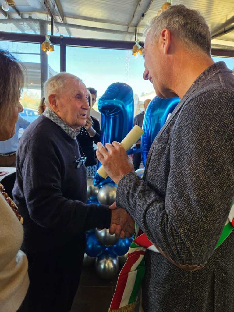 Empoli, Bruno Beconcini, un secolo di storia: gli auguri della città