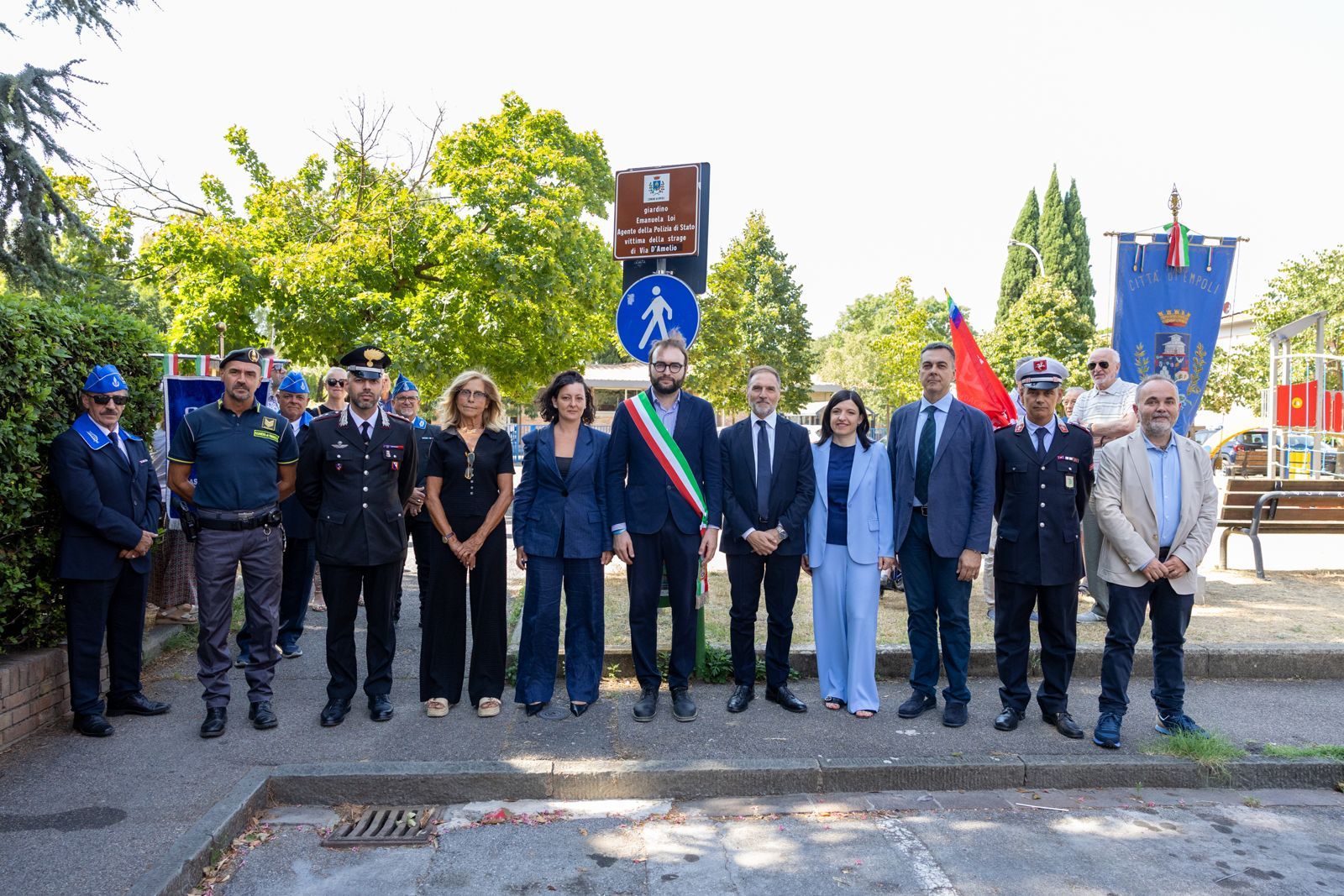 Empoli, intitolato il parco delle Collinette alla memoria di Emanuela Loi