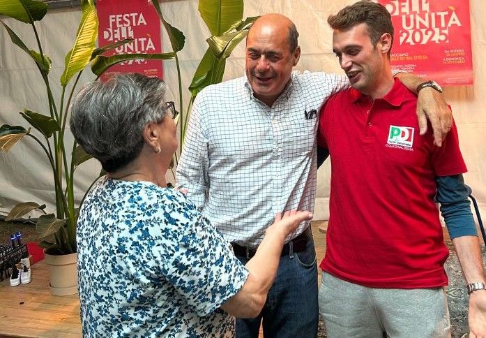 Nicola Zingaretti inaugura la Festa dell’Unità di Colle di Val d’Elsa: entusiasmo e grande partecipazione