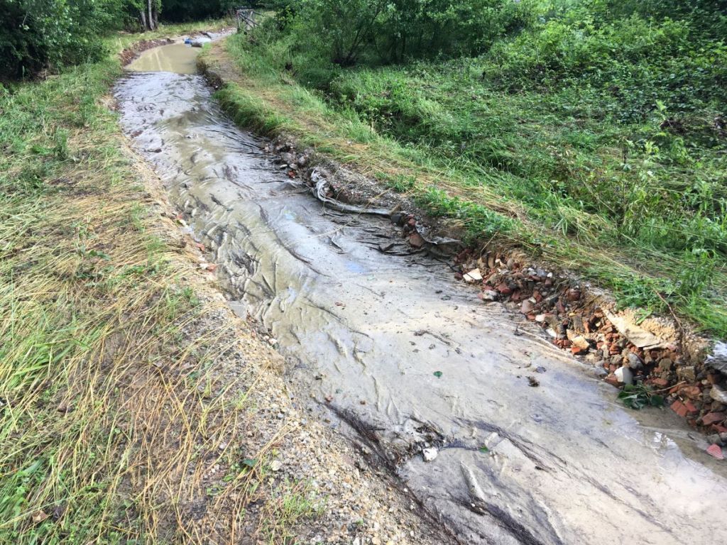 Ciclabile per Staggia, quello che rimane dopo l'alluvione