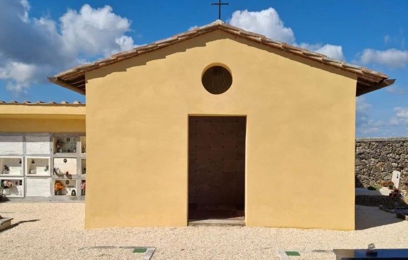 Lavori conclusi al cimitero di Lornano