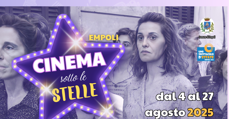 Empoli, cinema sotto le stelle, 9 appuntamenti per l'agosto delle frazioni e dei quartieri