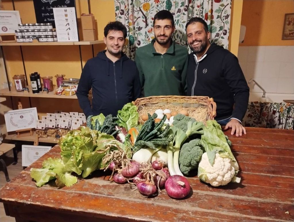 Tre fratelli di Certaldo e la loro passione per l'agricoltura premiata da Coldiretti
