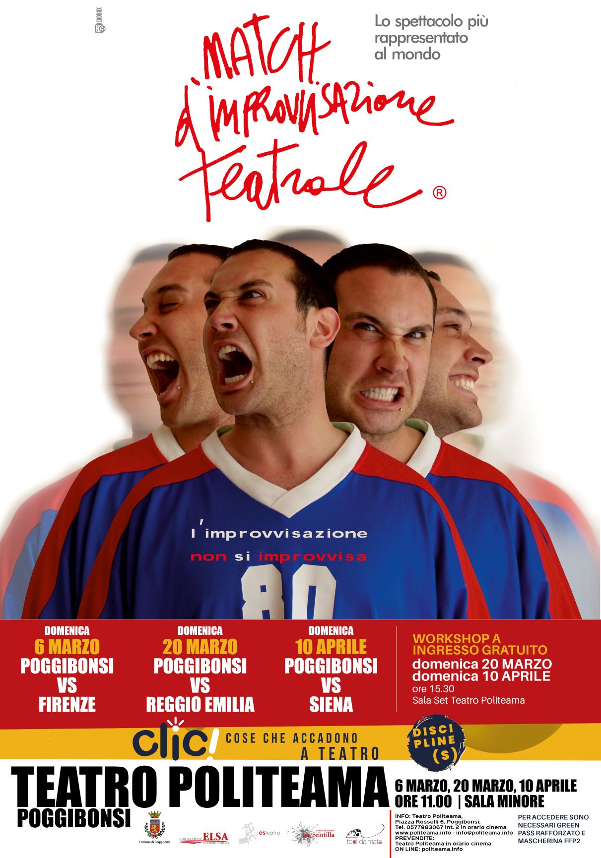 Domenica mattina al Politeama i Match di improvvisazione teatrale