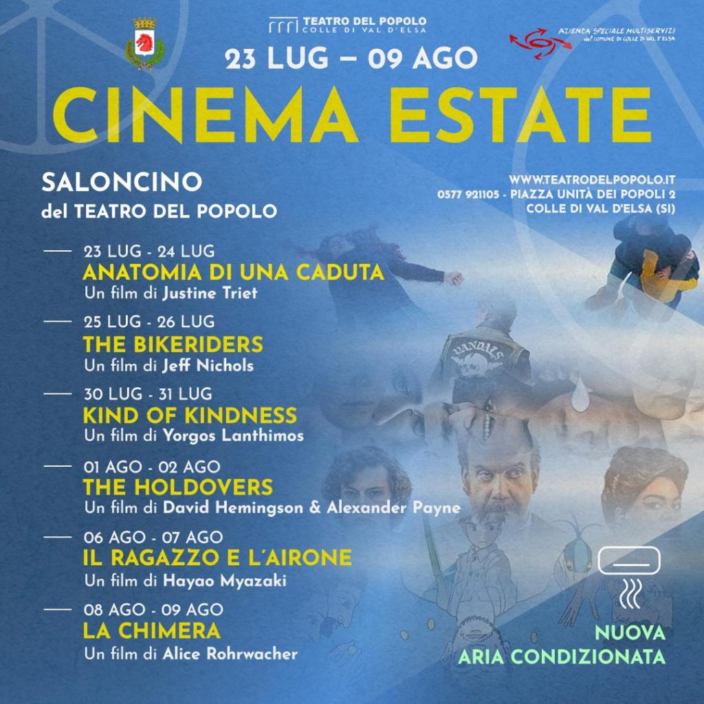 Cinema Estate, R-ESTATE a Colle. Ecco la rassegna estiva