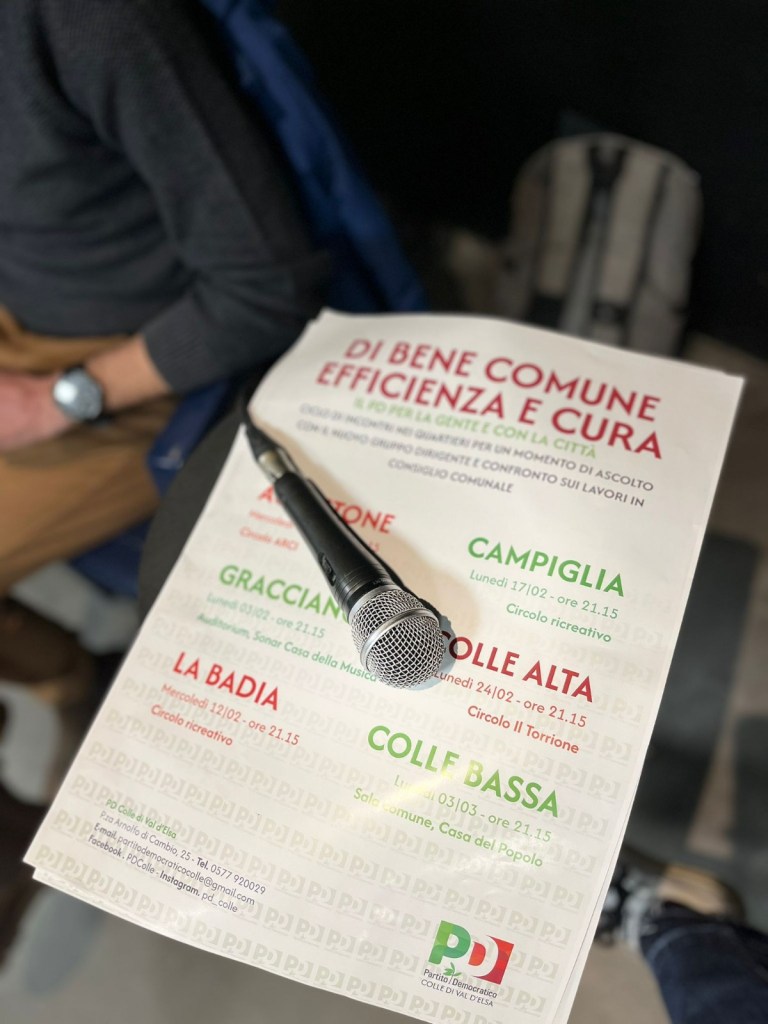 A Campiglia l’incontro con il nuovo Pd colligiano