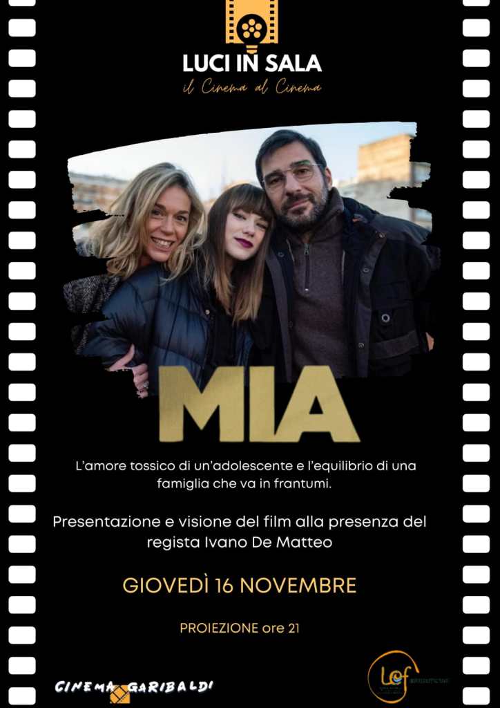 Il regista Ivano De Matteo con il suo film Mia al Politeama di Poggibonsi