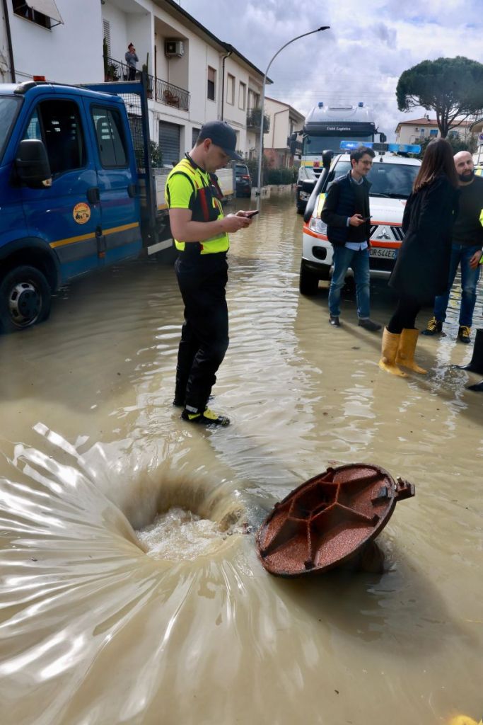Empoli, allerta arancione, chiusa via Salaiola a Monterappoli
