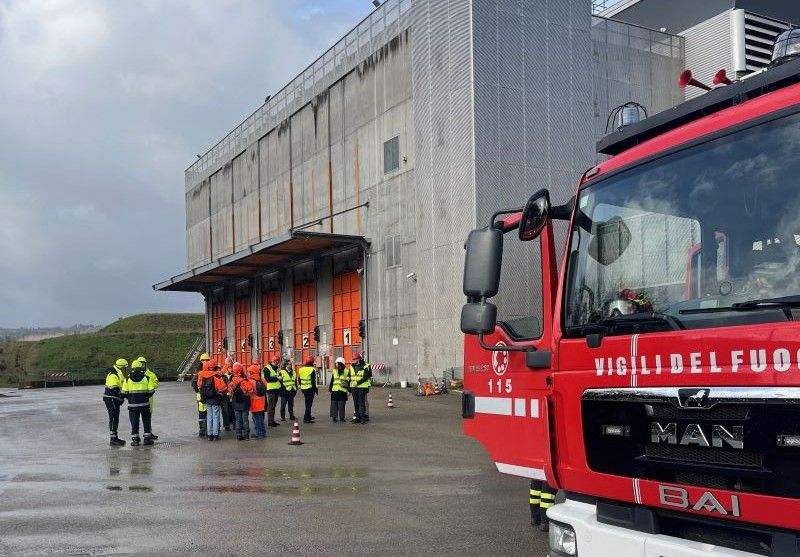 Sicurezza al termovalorizzatore di Foci: simulazione d'emergenza positiva, la macchina dei soccorsi funziona