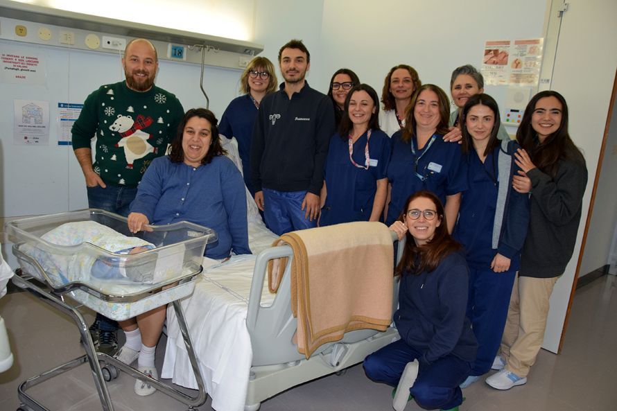 Ettore &egrave; il primo nato del 2026 alle Scotte