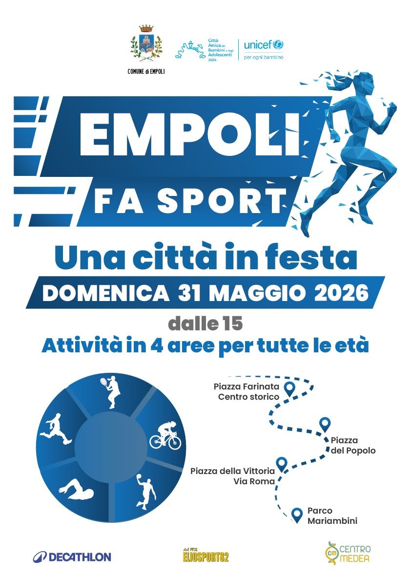 Tutto pronto per &ldquo;Empoli fa Sport&rdquo;: come cambia la viabilit&agrave; in citt&agrave;
