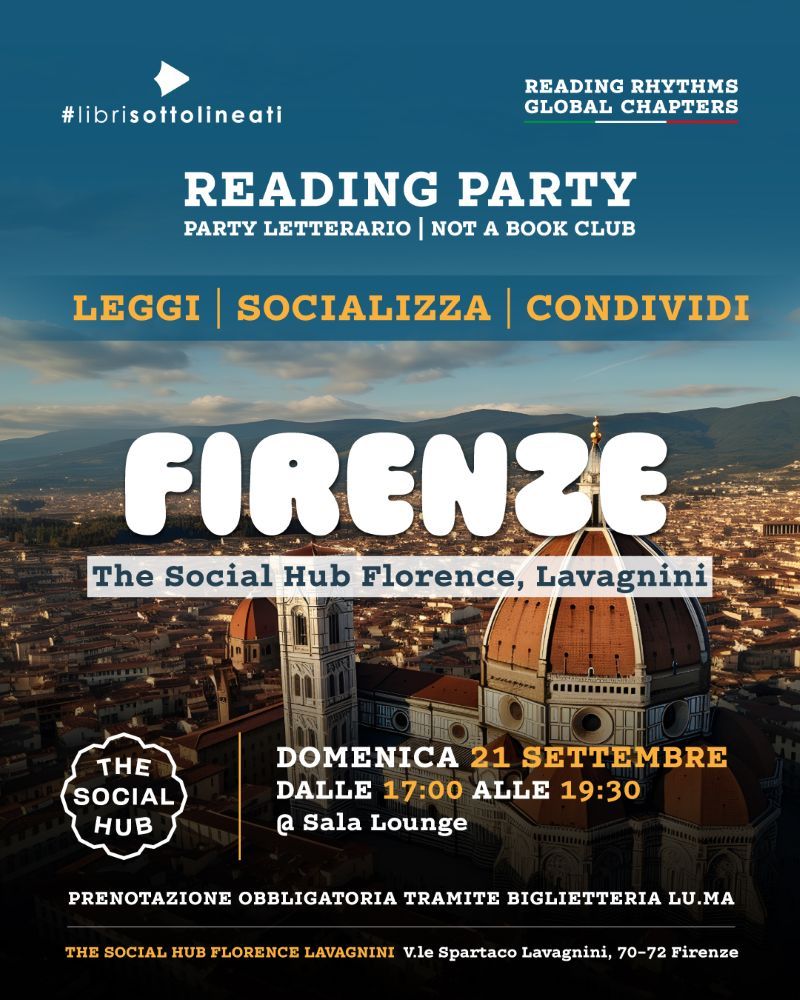 Firenze ospita il Reading Party: leggere insieme per riscoprire il valore della condivisione
