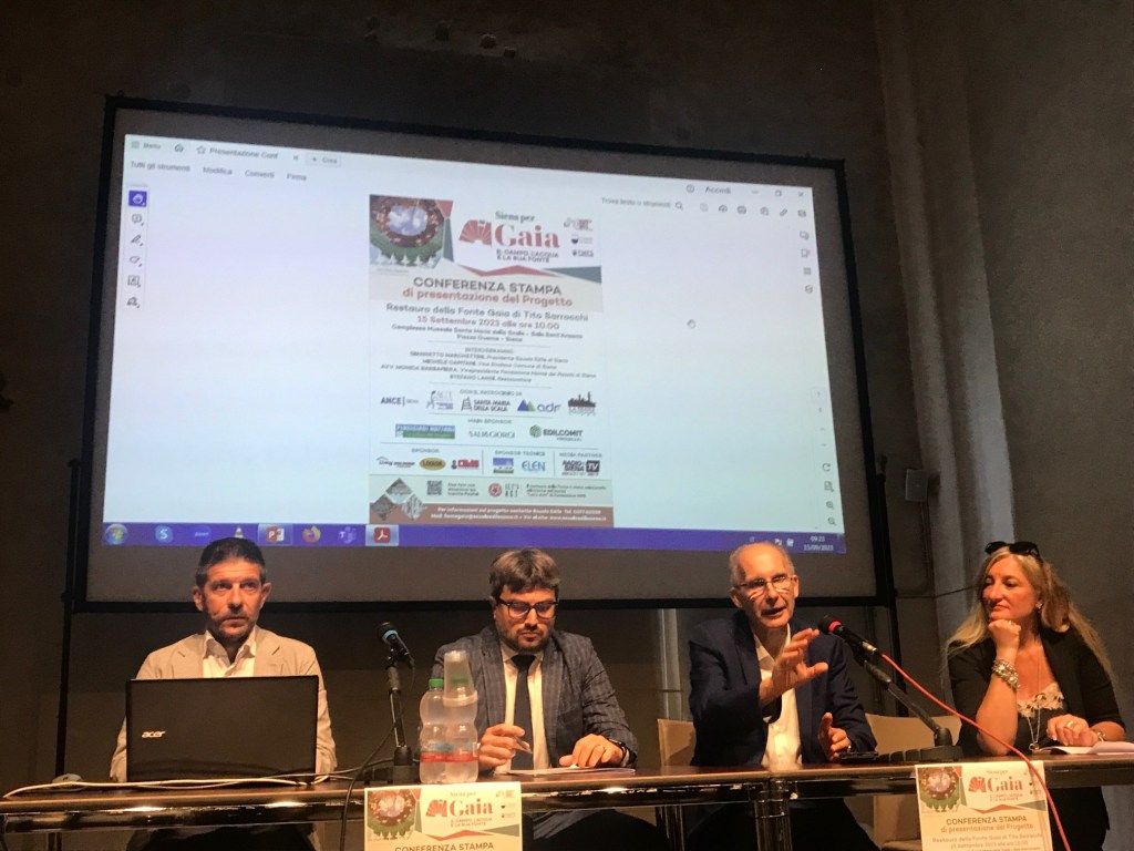 Fonte Gaia in Piazza del Campo: con il restauro da parte della Scuola Edile di Siena inizia una nuova storia