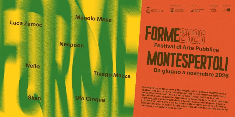 Montespertoli si colora con Forme: nasce il festival di street art