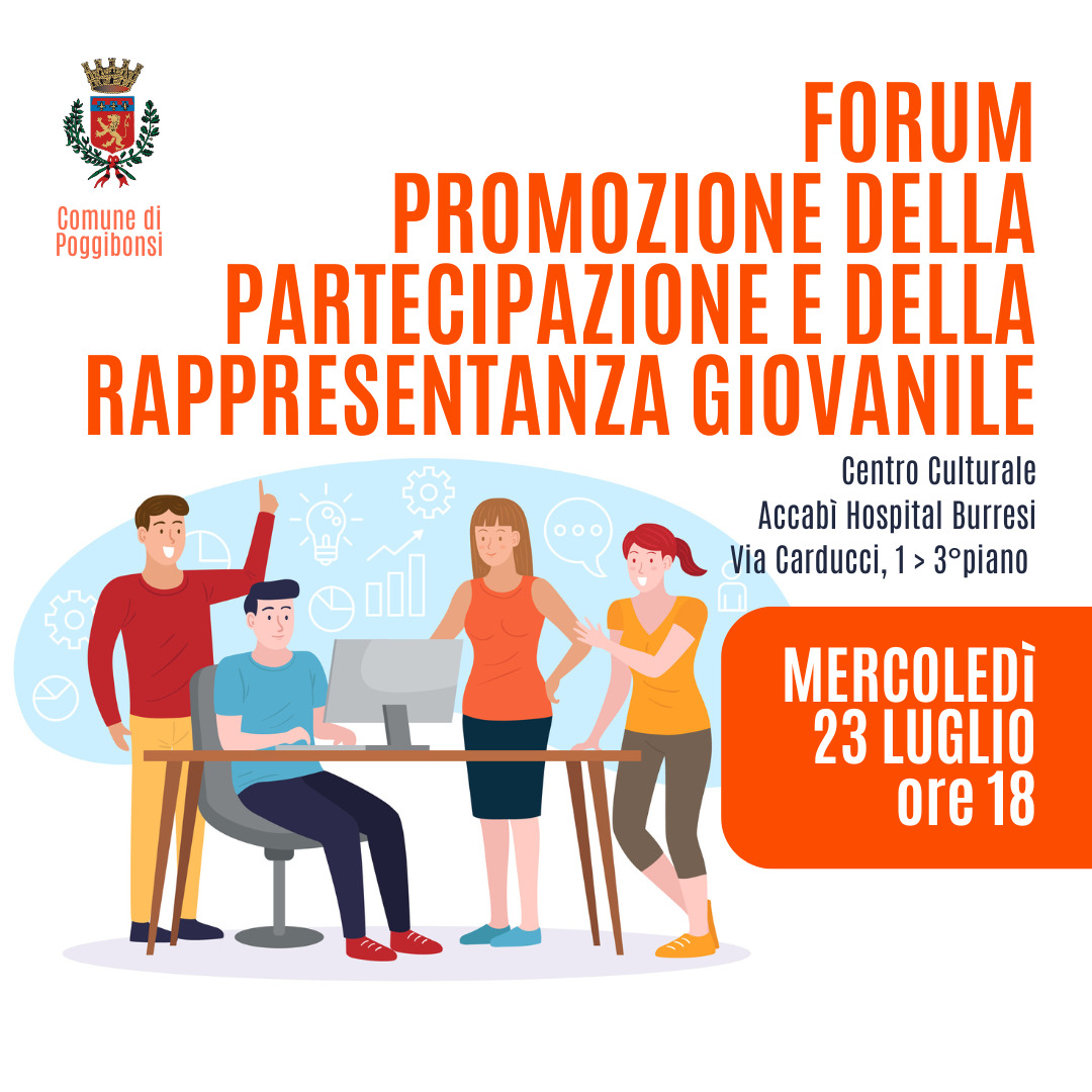 Poggibonsi, il forum Giovani si insedia con 37 membri