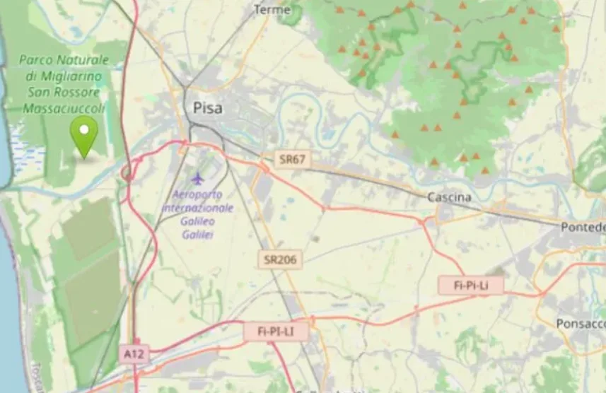Terremoto di magnitudo 4.3 a Pisa, sospesa la circolazione ferroviaria su quattro linee