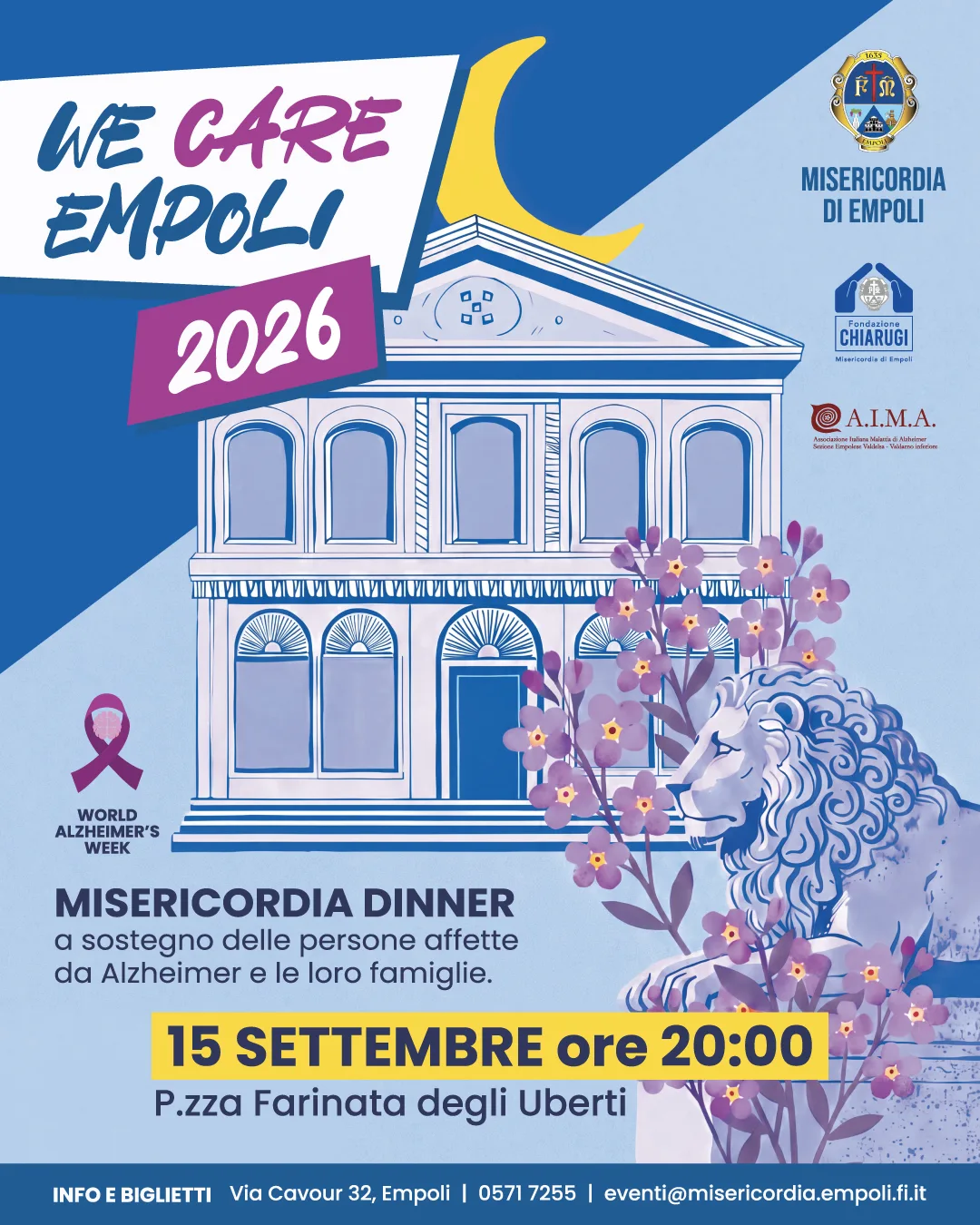La solidarietà torna in piazza: la Misericordia di Empoli annuncia la quarta edizione di “We Care Empoli”
