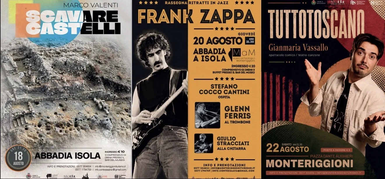 Dall'archeologia alla comicità: la penultima settimana di Monteriggioni Estate