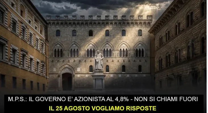 Difesa dell'autonomia di MPS: il M5S Siena chiede impegni vincolanti al Governo