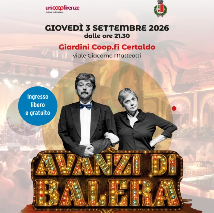 Certaldo: Maria Cassi al Giardino Berlinguer con 
