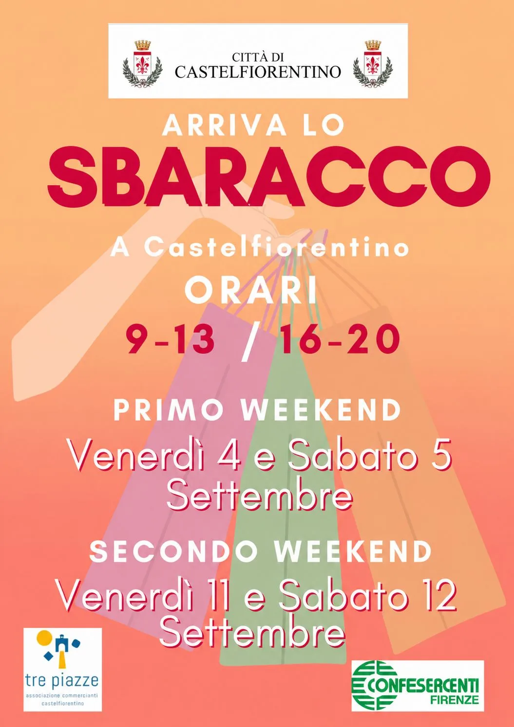 Lo Sbaracco a Castelfiorentino: 4 giorni di super saldi nel centro storico
