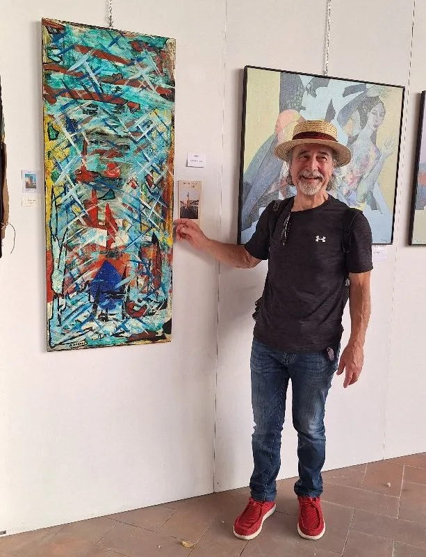 Il Clown di Guerri alla Mostra di Arte Contemporanea di Firenze