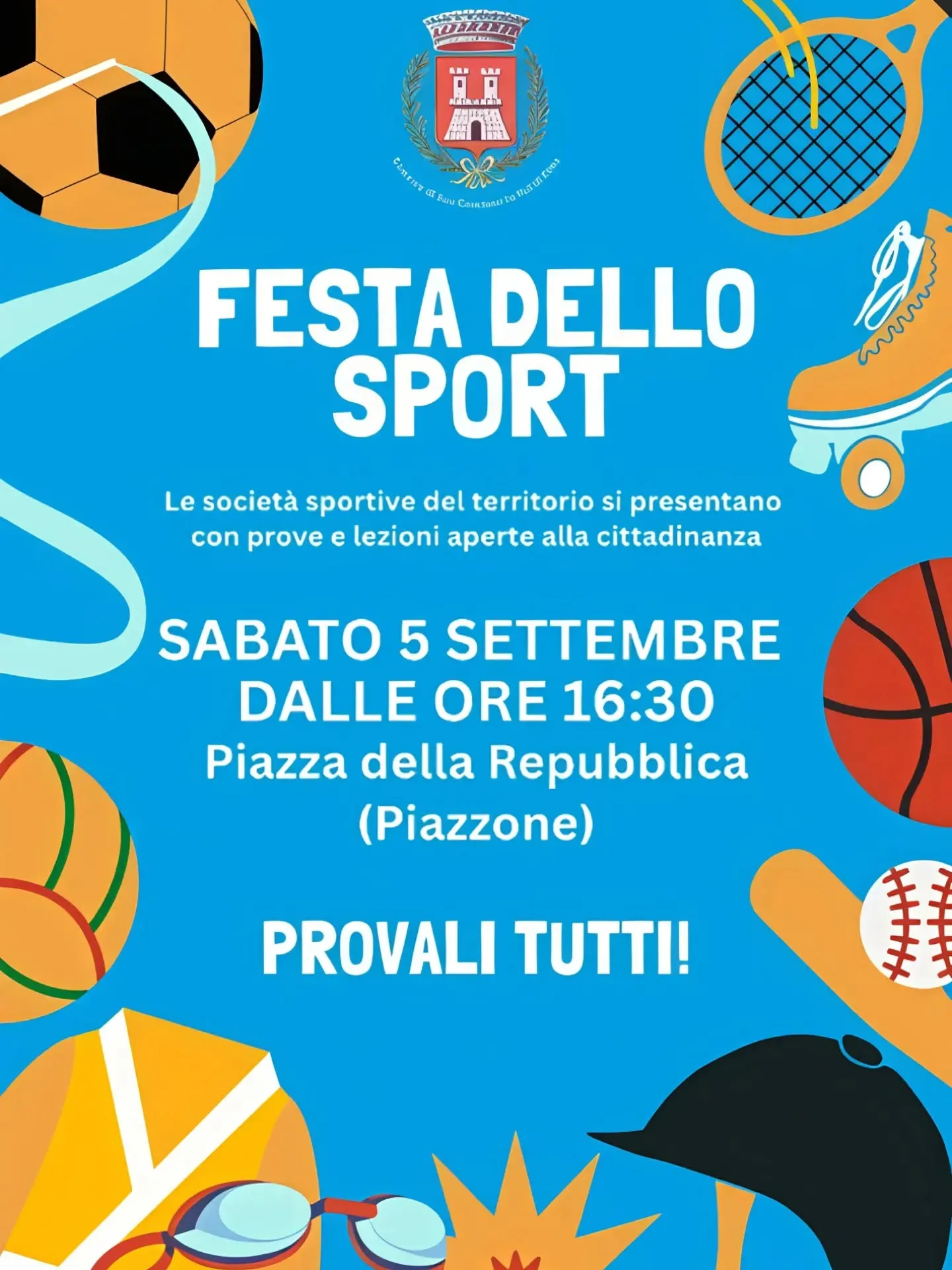 San Casciano: in Piazza della Repubblica batte il cuore dello sport con la Festa del Volontariato