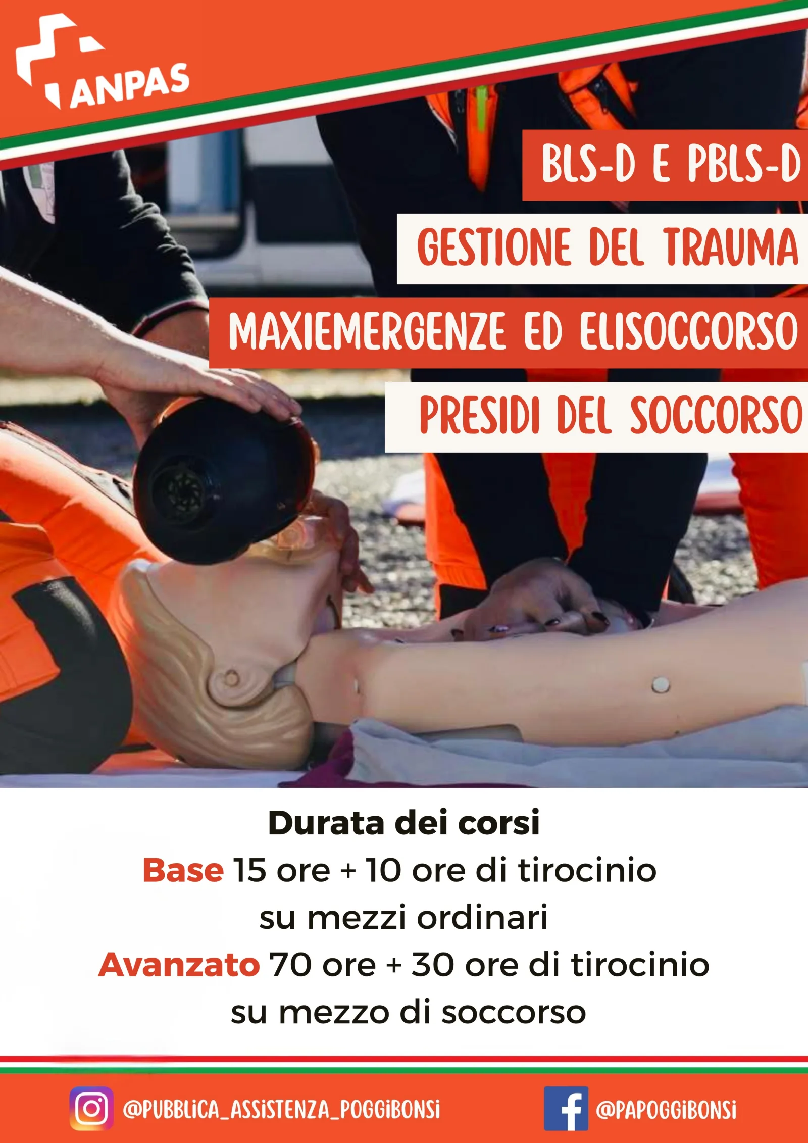 Diventa soccorritore volontario: al via i nuovi corsi gratuiti della Pubblica Assistenza di Poggibonsi dal 21 settembre