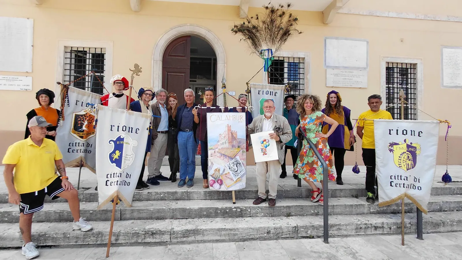 Certaldo, al via la X edizione di Calambur: svelato il Cencio della Vittoria e il sorteggio dei Rioni