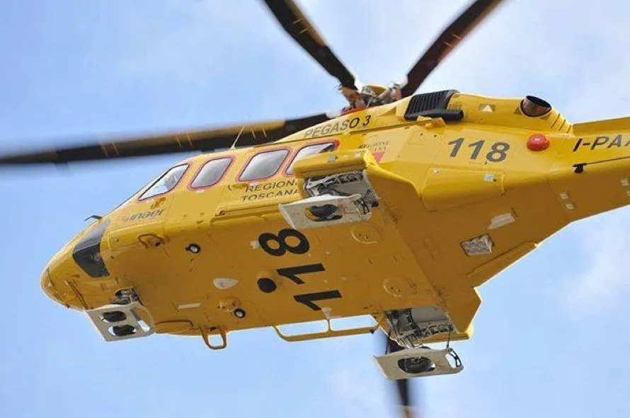 San Quirico d'Orcia, scontro sulla Cassia: due feriti soccorsi dall'elisoccorso e trasferiti alle Scotte