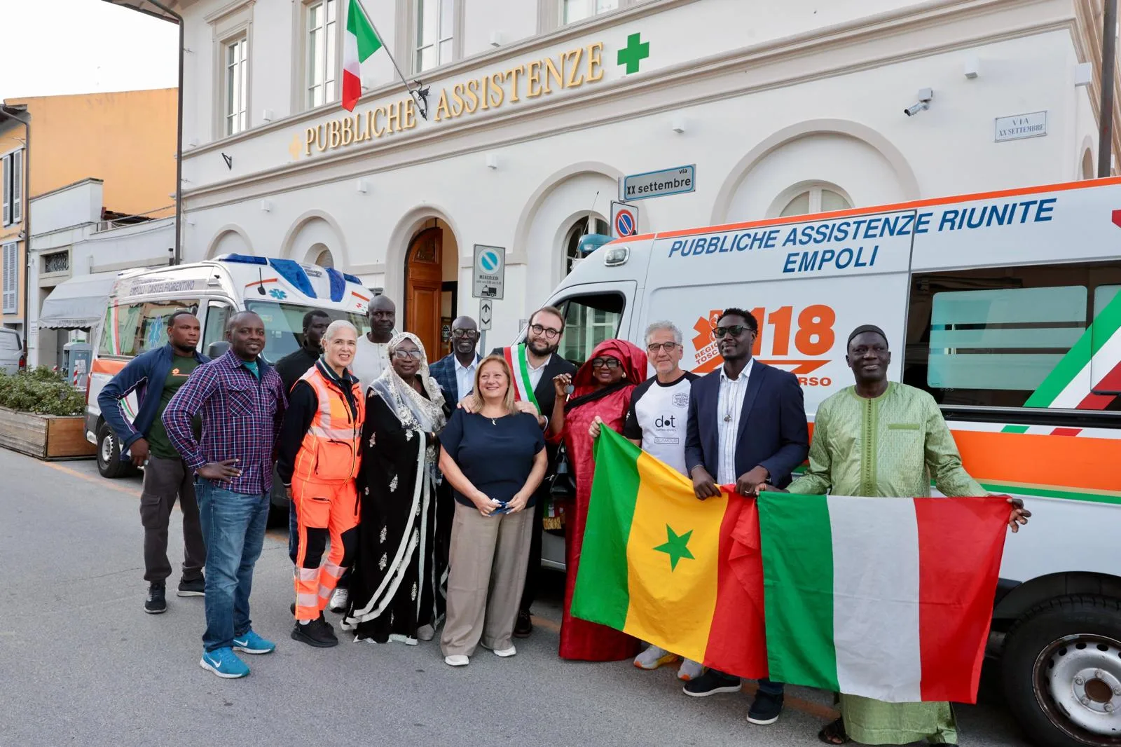 Da Empoli all’Africa, le Pubbliche Assistenze Riunite donano un’ambulanza a un ospedale senegalese