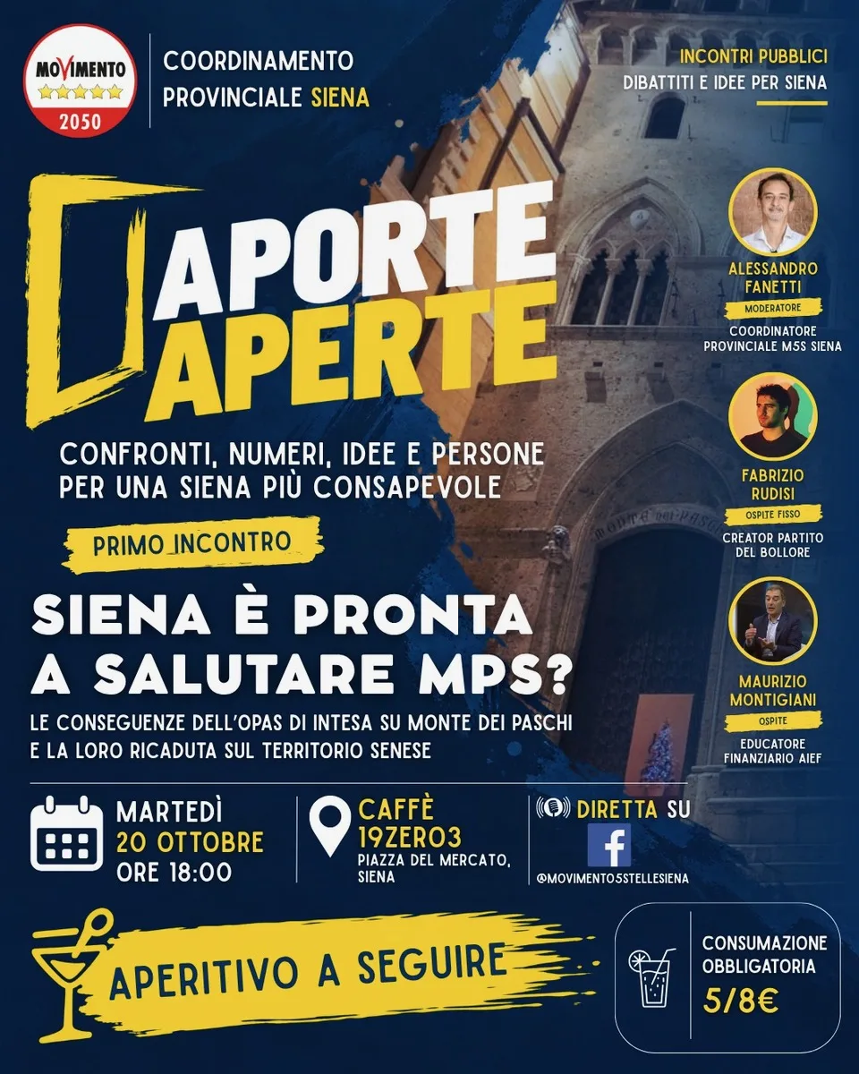 M5S Siena, al via 