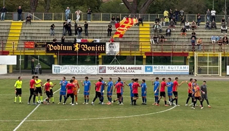 Poggibonsi, prima sconfitta in campionato: Caggianese sbaglia il rigore al 90’