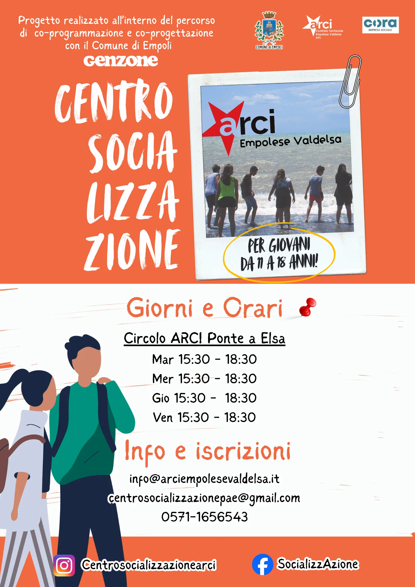 Ogni giorno attività per giovani a Ponte a Elsa: riapre il Centro di Socializzazione al Circolo Arci e amplia l'offerta dell'EcoPark