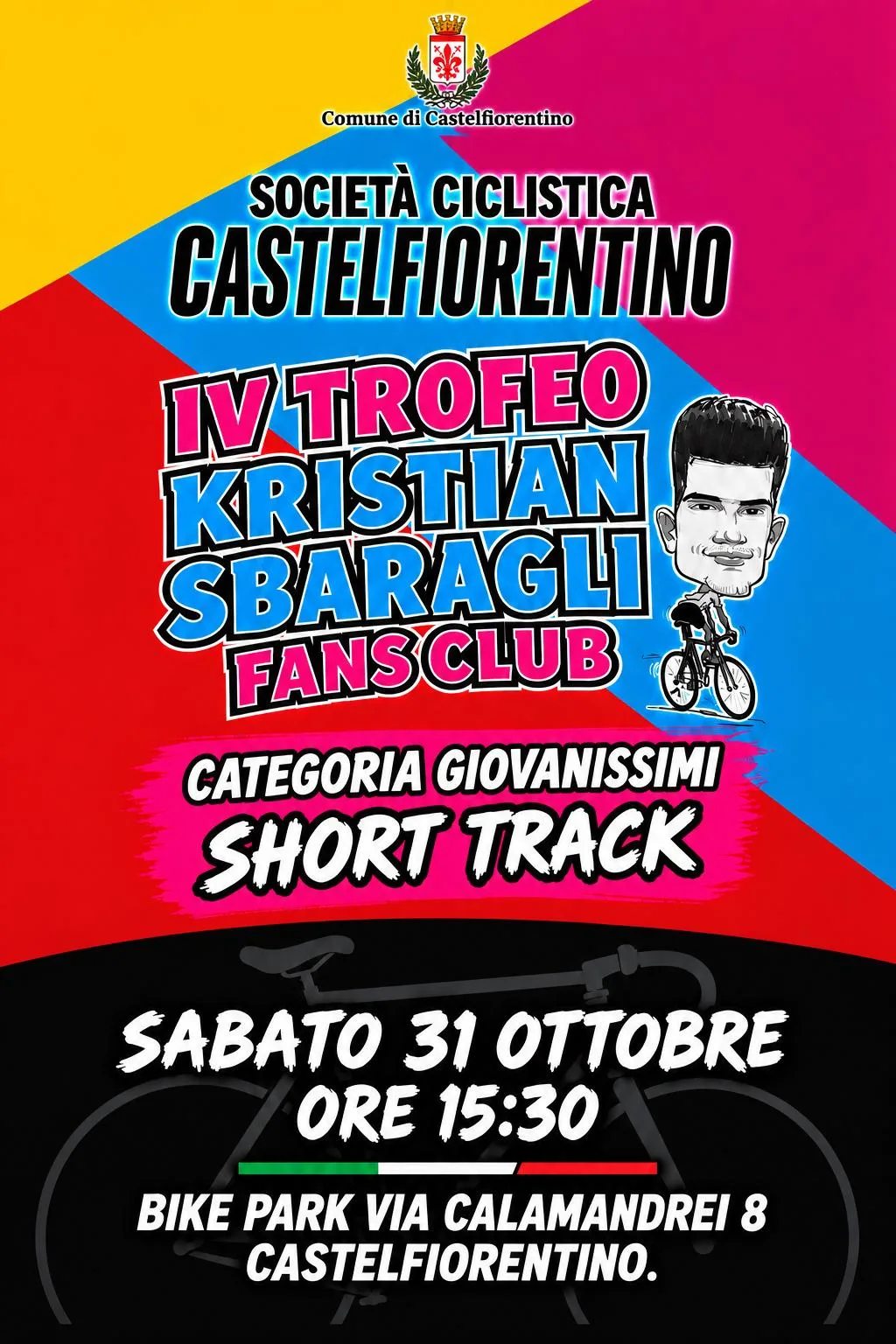 Ciclismo, giovanissimi al Bike Park per il IV Trofeo Kristian Sbaragli fans club
