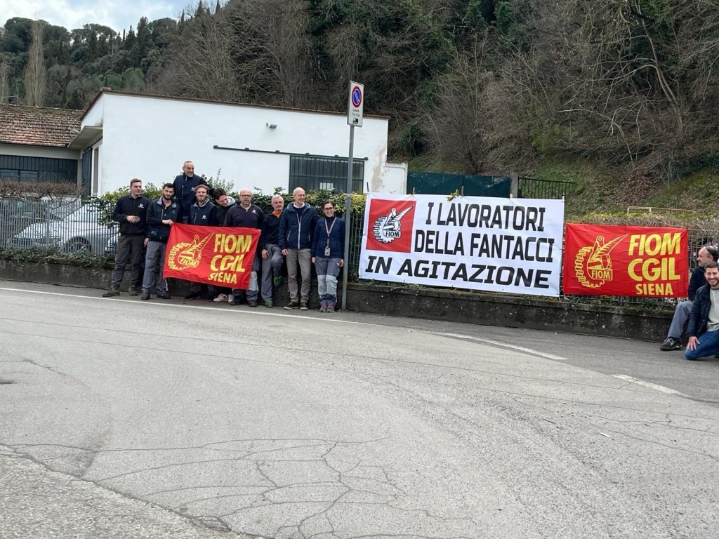 Poggibonsi, lavoratori di  Fantacci Industrie di nuovo in sciopero