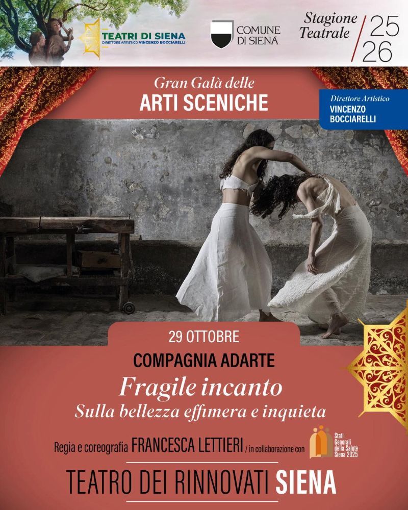 “Fragile Incanto” apre con la danza il Gran Galà delle Arti Sceniche
