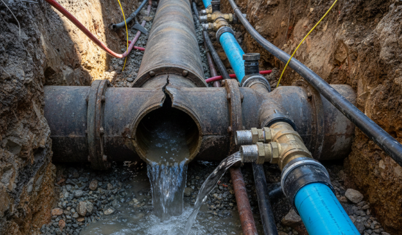 Castelnuovo Berardenga, manutenzione  della rete idrica in località Guistrigona