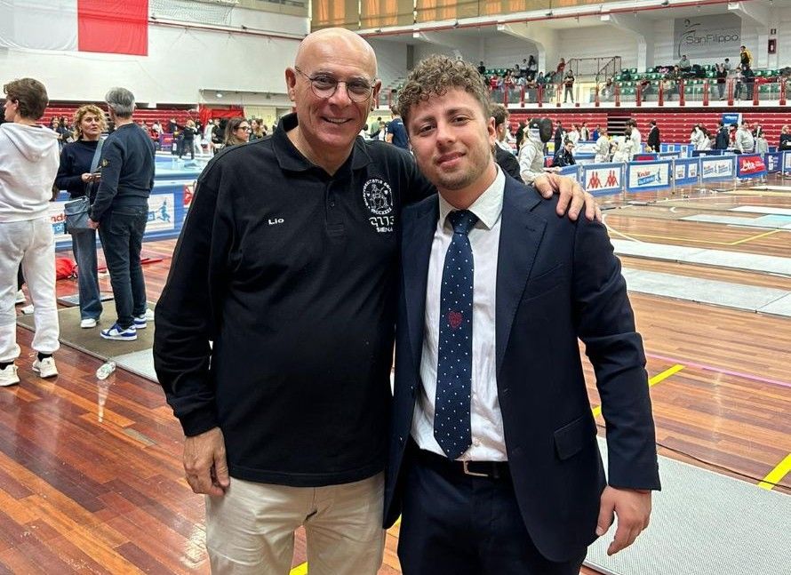 Giovanni Settefonti: unico arbitro nazionale di scherma di Siena per Fioretto e Spada