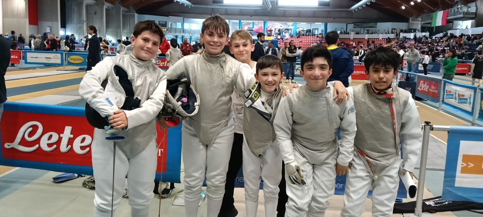 Seconda prova nazionale di fioretto under 14: il Cus Siena Estra porta a casa un oro e due medaglie dalle finali a 8