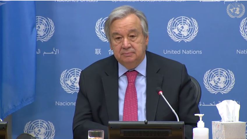 Guterres: “Il mondo è prossimo all’inferno