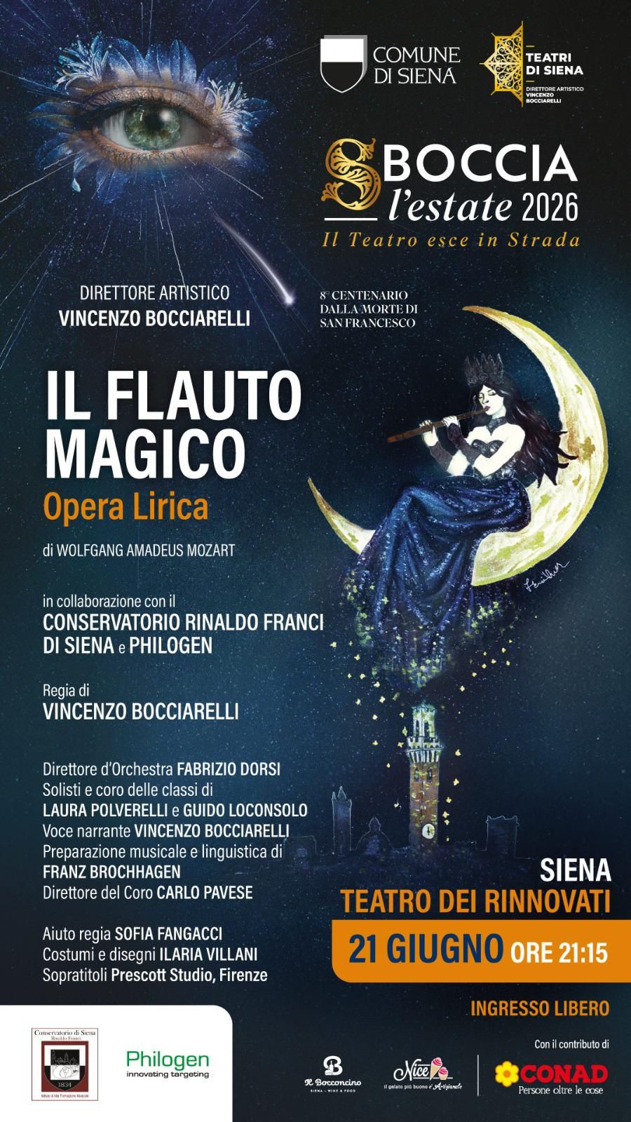  Al via le prenotazioni per &ldquo;Il Flauto Magico&rdquo; di Mozart ai Rinnovati
