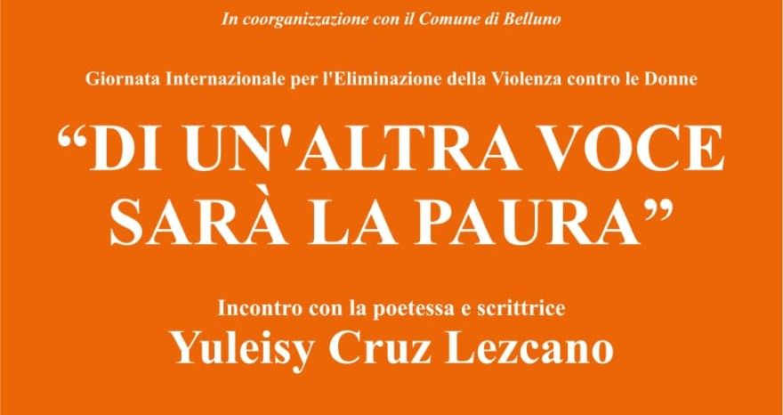 Giornata contro la Violenza Donne con Yuleisy Cruz Lezcano