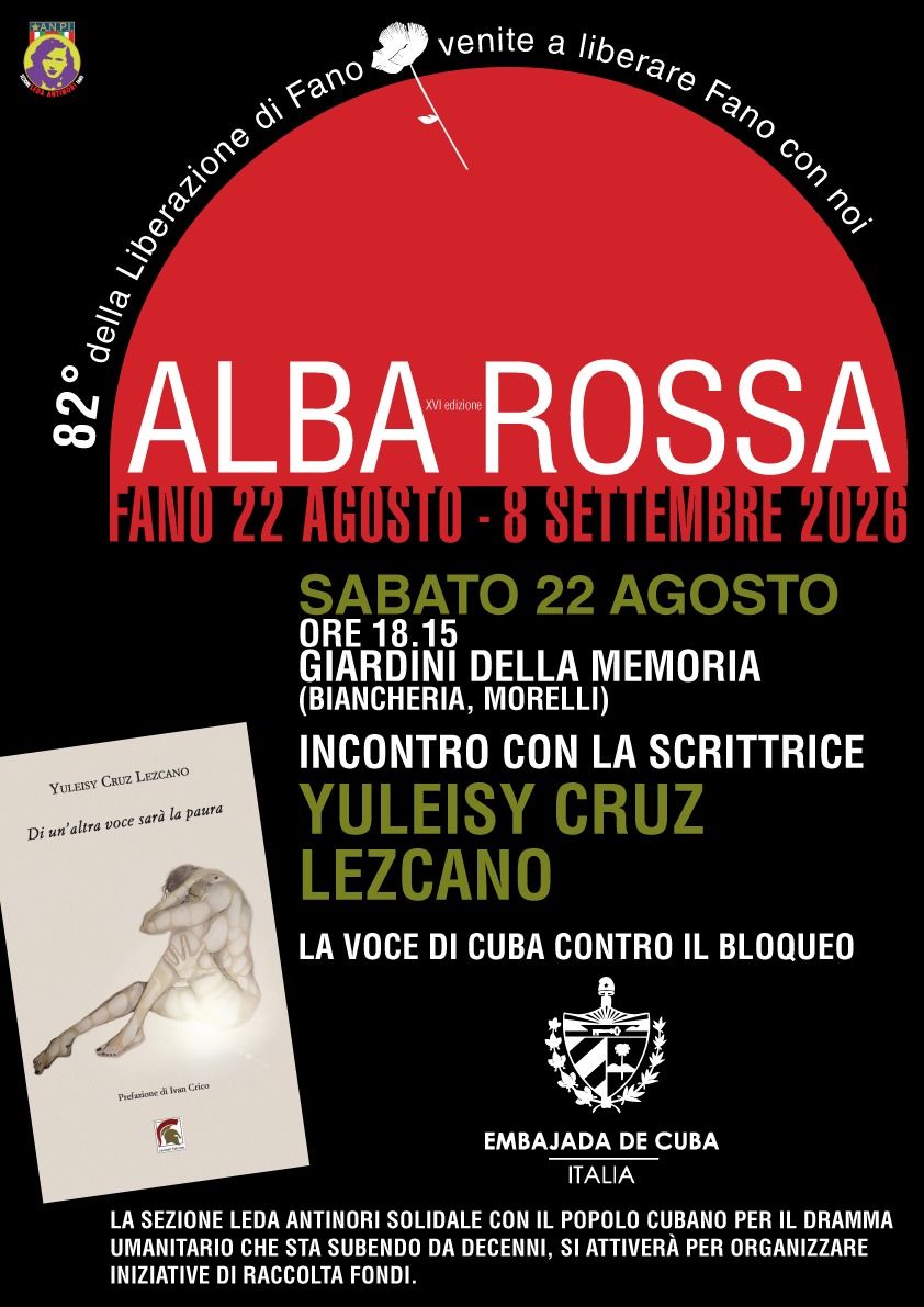 Fano celebra l'82&deg; anniversario della Liberazione: il 22 agosto un incontro di solidariet&agrave; con il popolo cubano