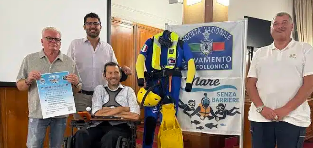 Un mare senza barriere: parte da Follonica il primo progetto di snorkeling accessibile