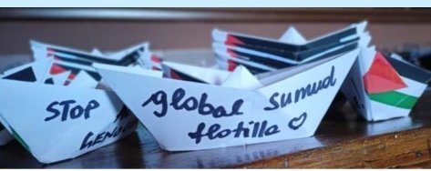 Poggibonsi in solidarietà con la Global Sumud Flotilla: un "flash mob" per Gaza in Piazza Mazzini