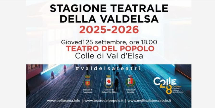 La Valdelsa in scena: al via una stagione teatrale ricca e variegata