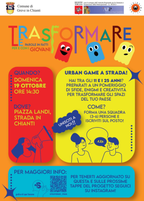 Giovani, tutti in piazza! Approda l’Urban Game a Strada in Chianti