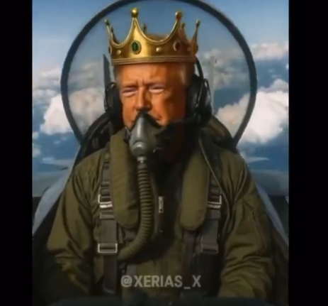 Milioni in piazza contro Trump. E lui risponde… bombardandoli di escrementi con un caccia