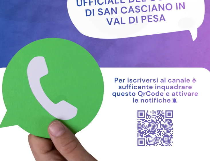 San Casciano, il Comune lancia il canale WhatsApp